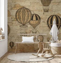 3D Hot Air Balloons Wallpaper - Giffywalls
