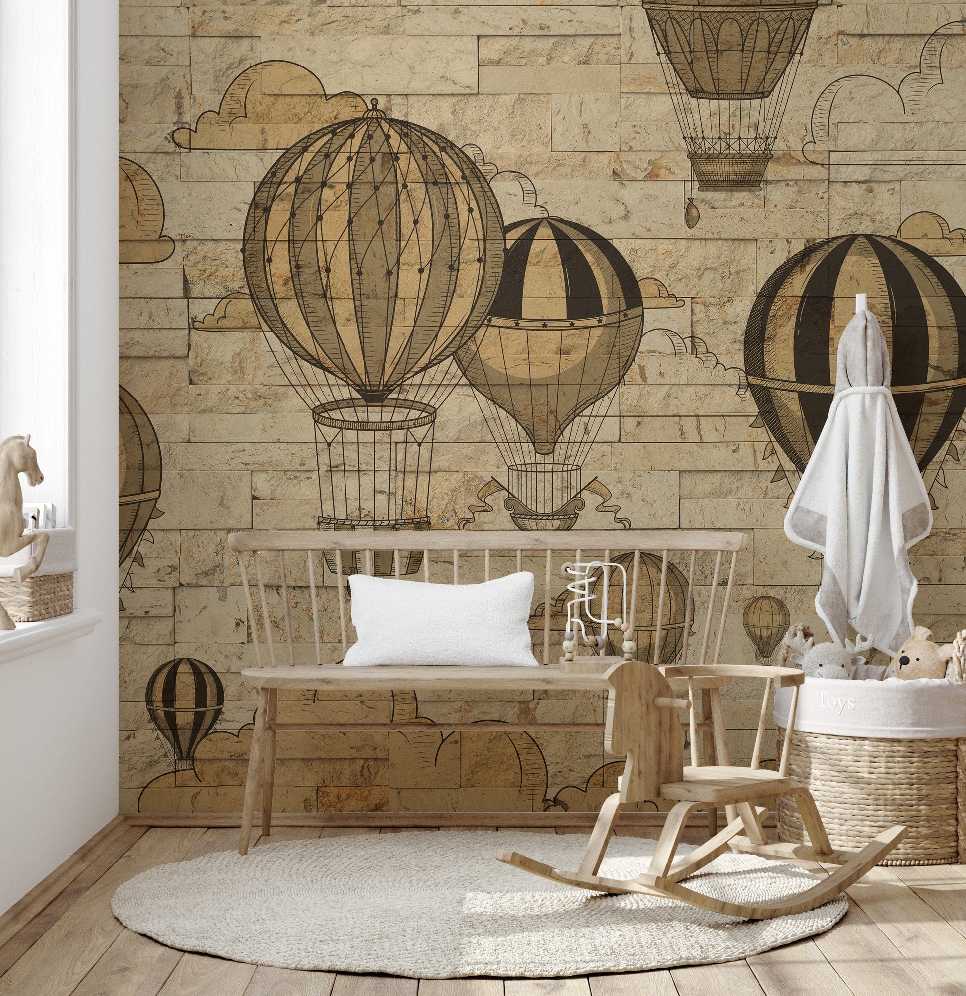 3D Hot Air Balloons Wallpaper - Giffywalls