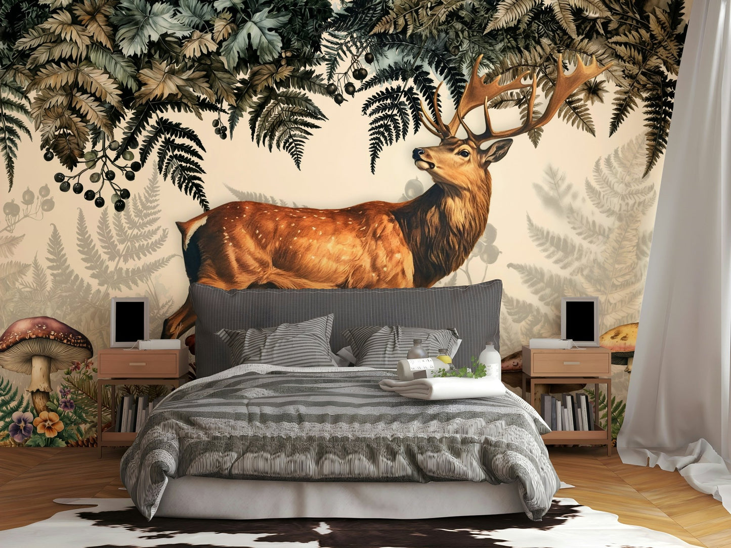 The colors are soft, natural tones of green and brown. GD3494

