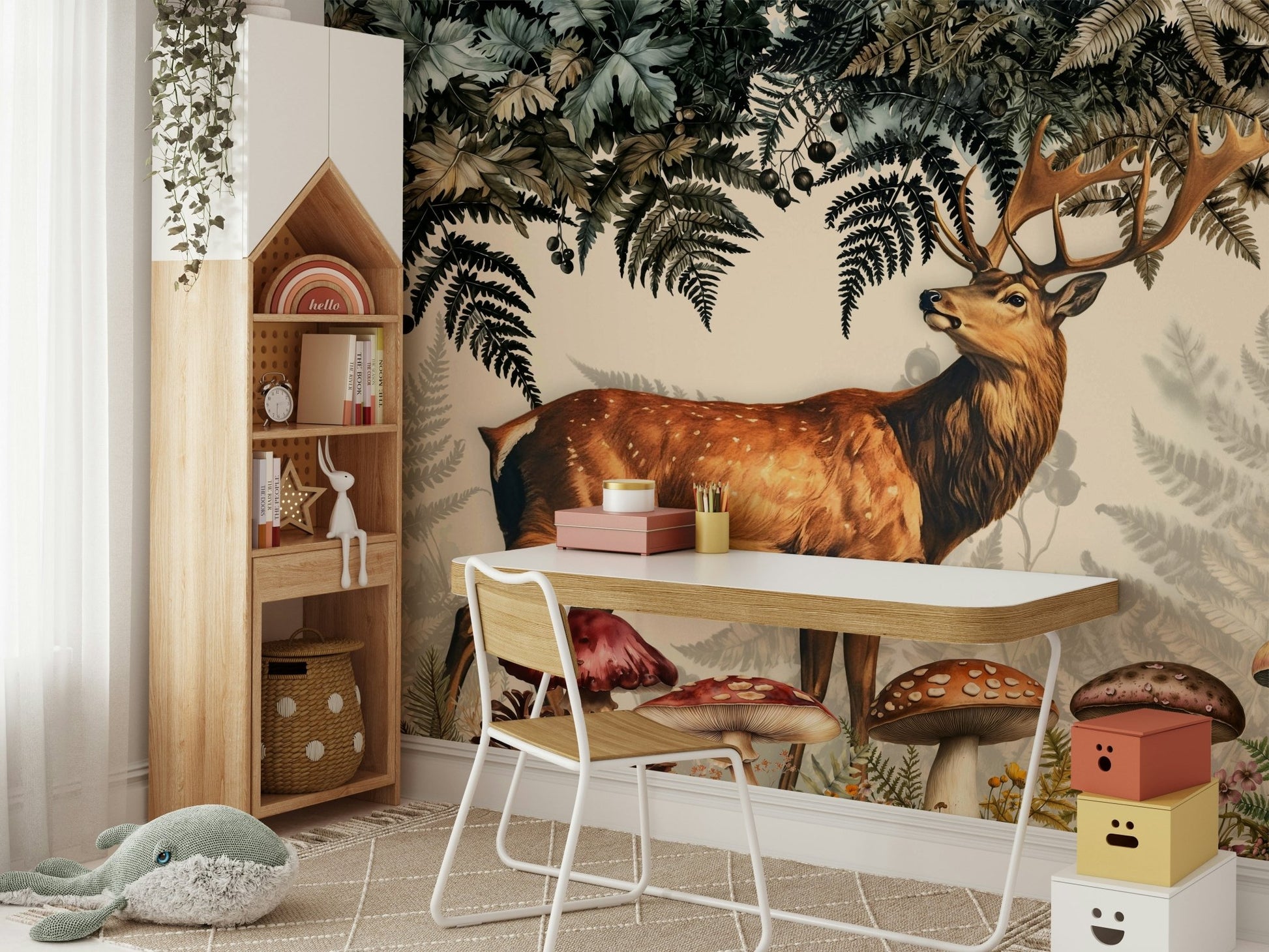The stag deer is a central focus of the image. GD3494

