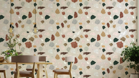 Sophisticated wallpaper with anatomy and design motifs, GD2186
