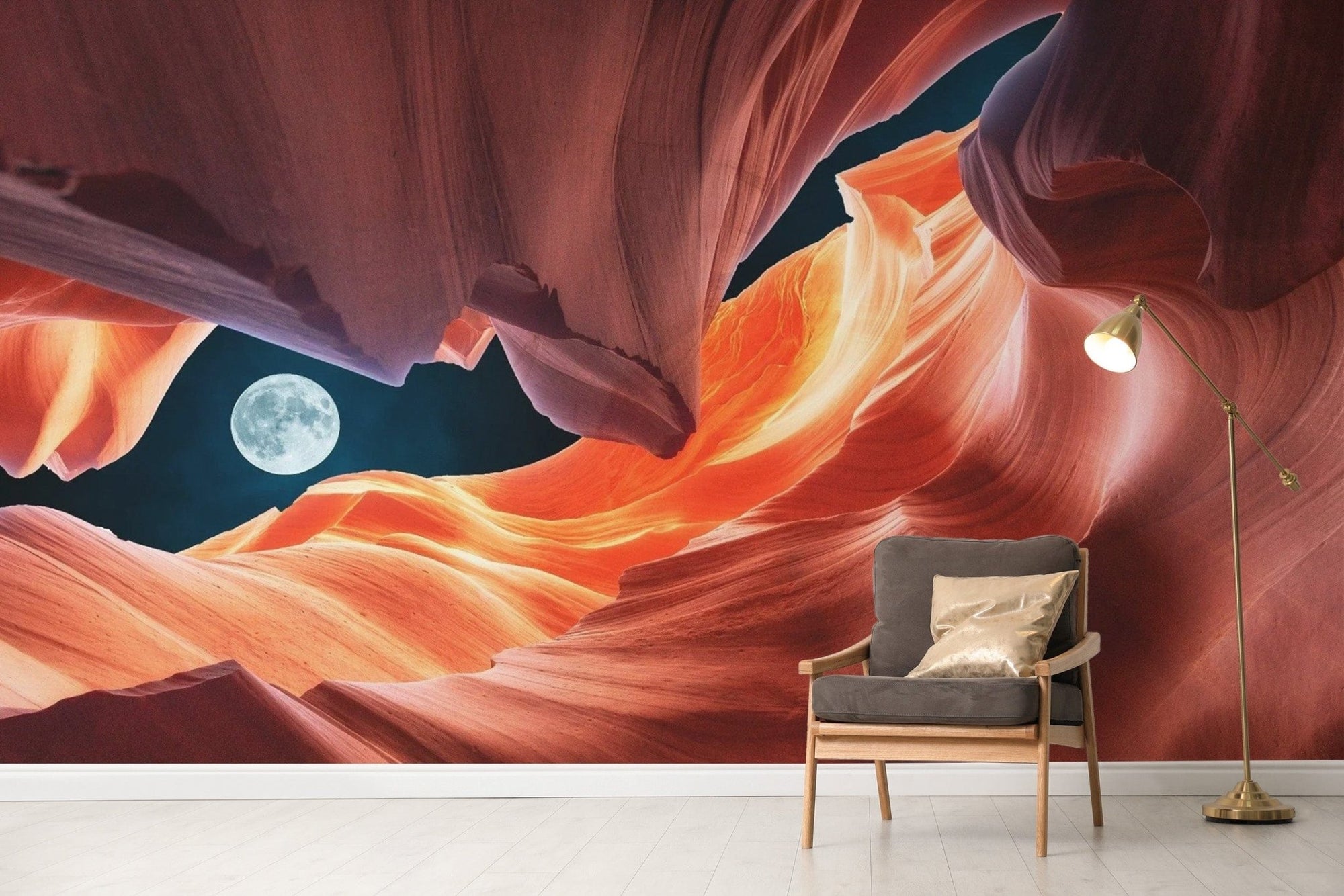 Vibrant Antelope Canyon Wallpaper for walls mountain-25
