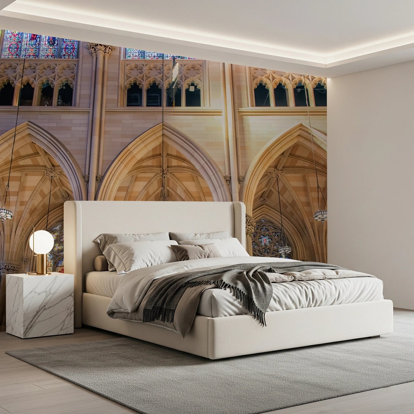 Vivid Stained Glass Wall Mural