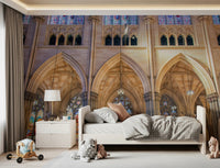 Vivid Stained Glass Wall Mural