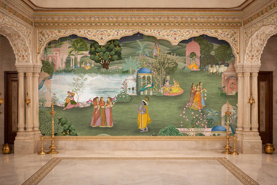 Vrindavan Vihar Wall Mural, GD7538