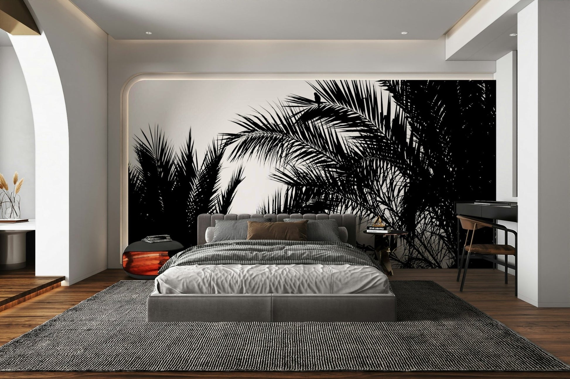 A tranquil abstract vista wall mural for your decor.

