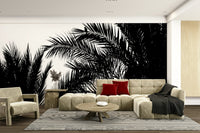 An artistic minimalist shape mural for home decor.

