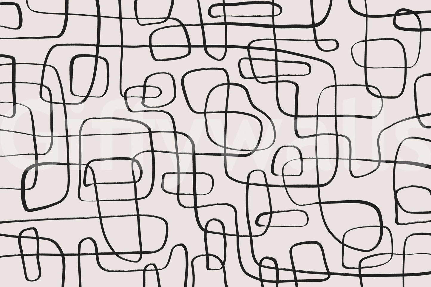 Wandering Lines Wall Mural -2372010