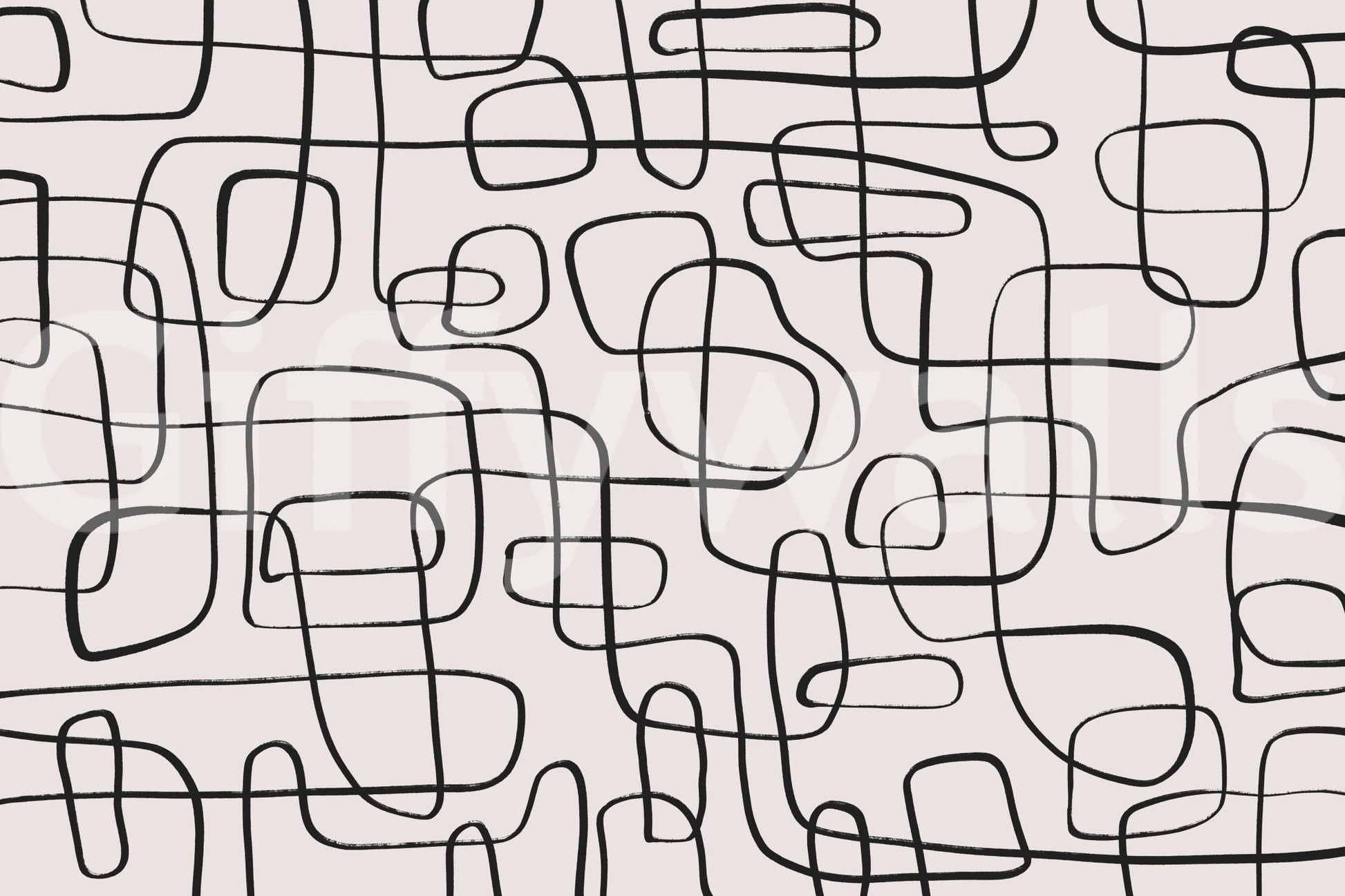 Wandering Lines Wall Mural -2372010