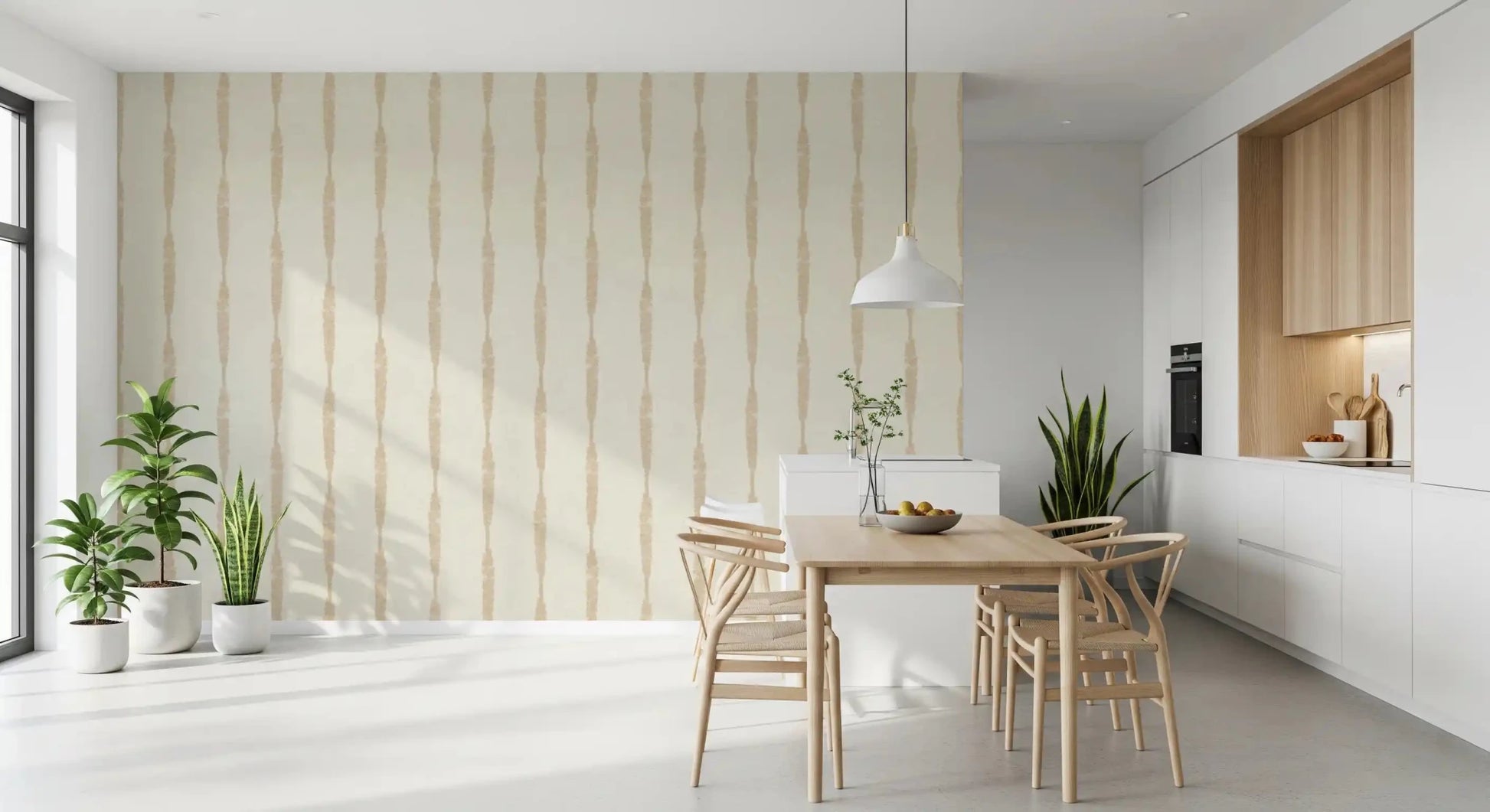 Neutral beige distressed wallpaper for accent wall, GD9616