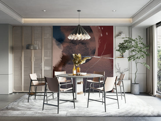 Warm Hues wall mural design, GD2006