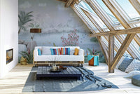 The overall mood is quiet and serene.

