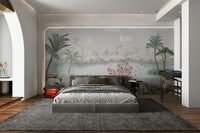 The lines are delicate and the shapes are fluid.

