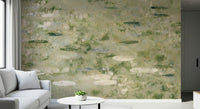 A serene tranquil lily pond wall mural for your decor.
