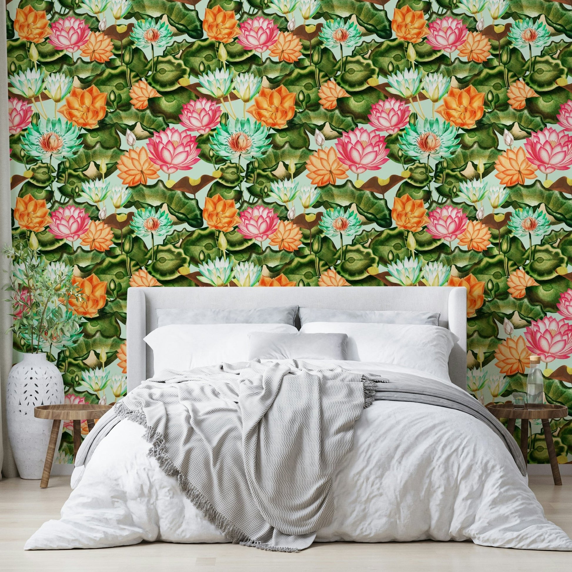 Tranquil Water Lily Dreams wallpaper for your walls

