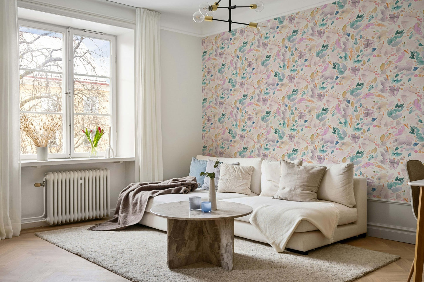 Watercolor Abstract  Petals  Wallpaper⁠