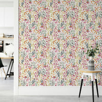 Garden-inspired blossom pattern in gentle hues, GD1541