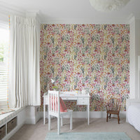 Watercolor Blossom Garden Wallpaper⁠
