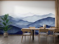 Watercolor Blue Mountain Wallpaper - 
C462
