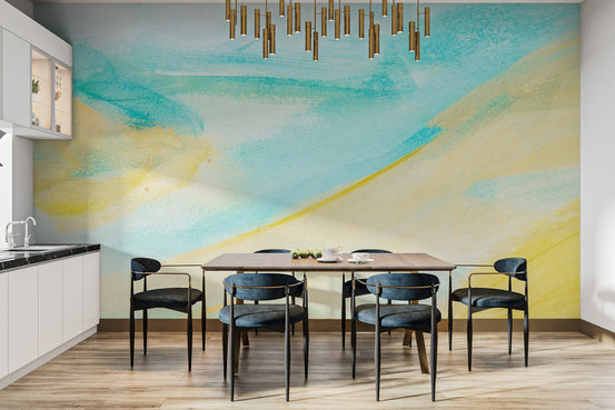 Watercolor Brushstrokes Wallpaper Mural - Giffywalls colors-01