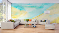 Watercolor Brushstrokes Wallpaper Mural - Giffywalls