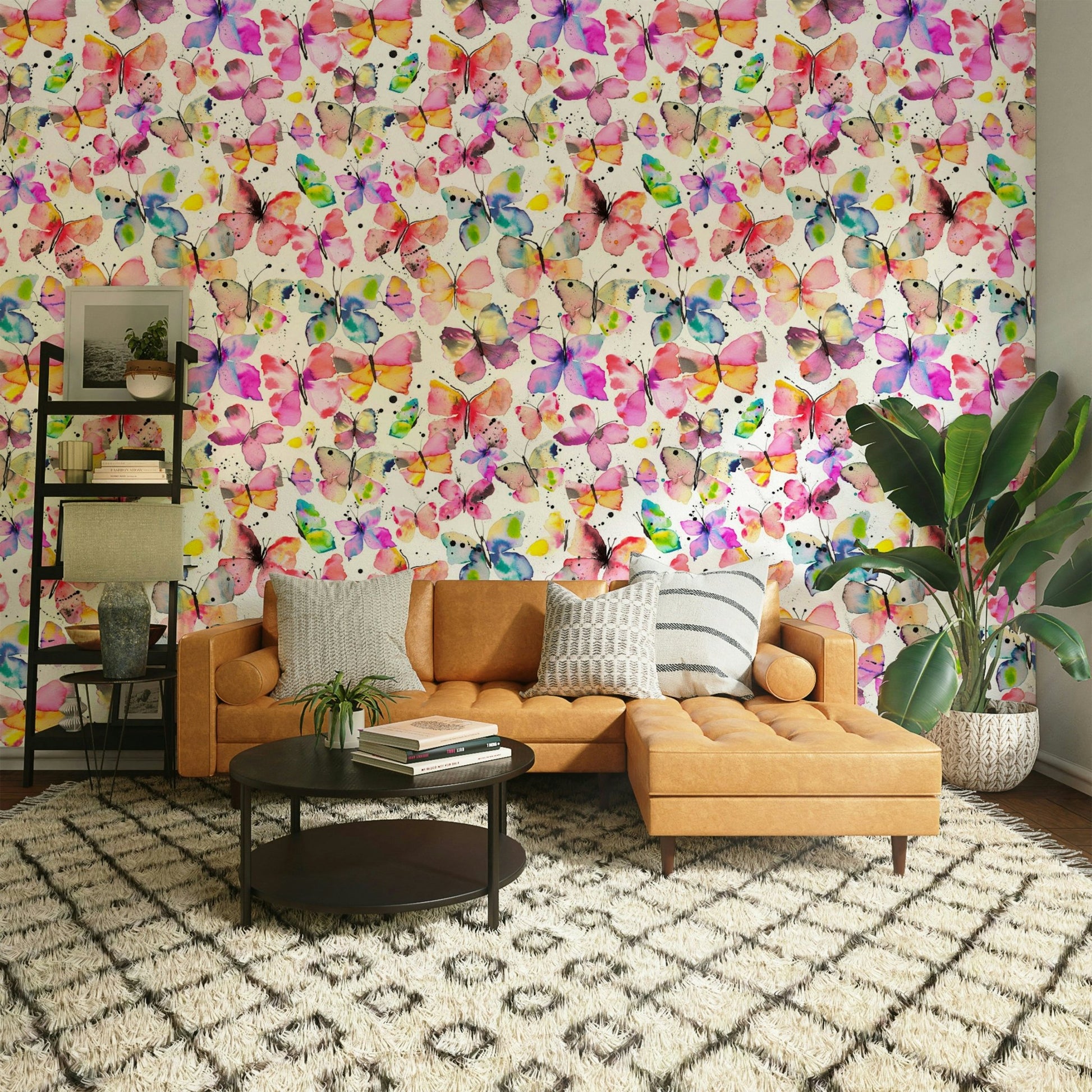 Colorful butterfly pattern for peaceful walls

