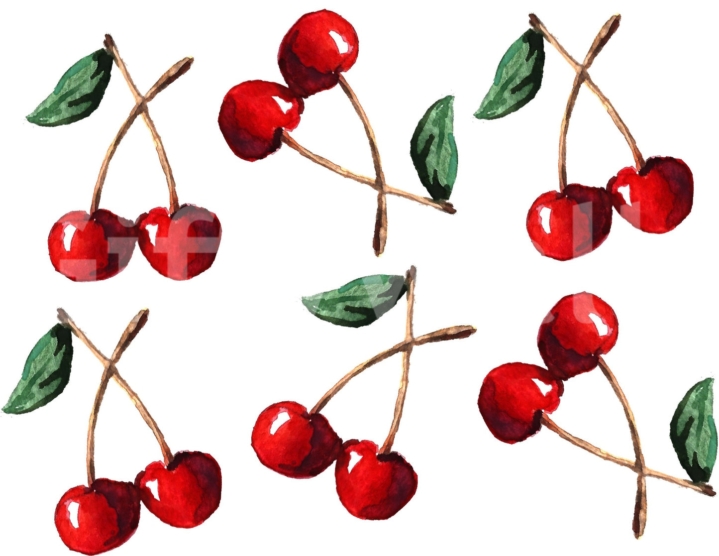 Vibrant crimson fruit on a white background wallpaper⁠GD9449