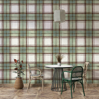 Abstract stripe design in subtle watercolour shades

