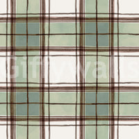 Striped wallpaper with a blend of art and geometry

