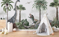 Watercolor Dinosaur wallpaper for walls - Giffywalls KB22