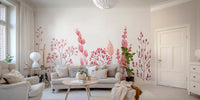 Watercolor Ears of Dried Flowers Wallpaper Murals - Giffywalls