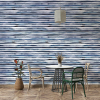 Geometric stripes wallpaper with a watercolor effect., GD1564