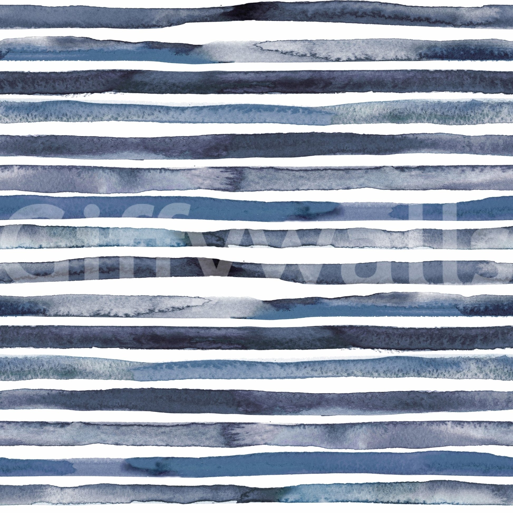 Soft blue geometric stripes wallpaper for modern rooms., GD1564