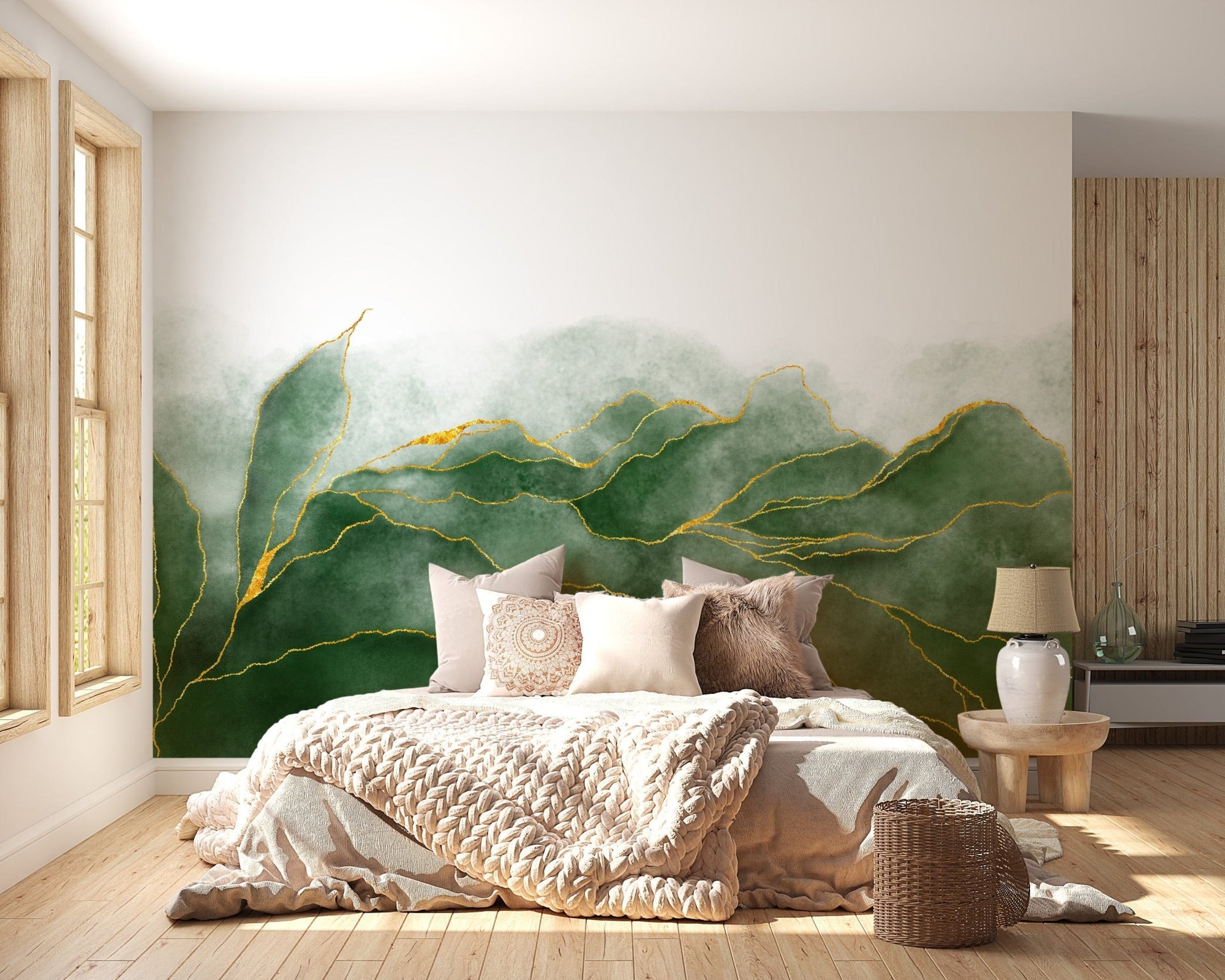 Lush Green Wallpaper Murals - Giffywalls A682