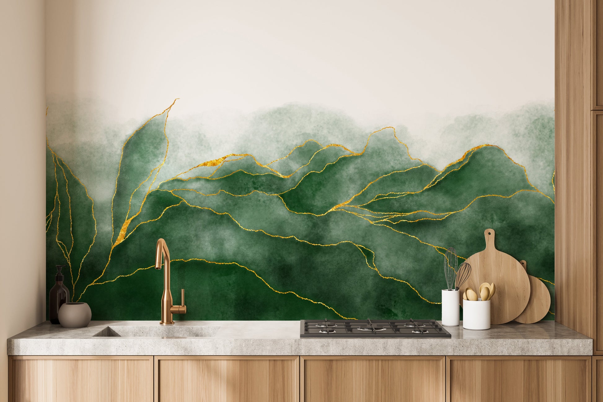 Lush Green Wallpaper Murals - Giffywalls