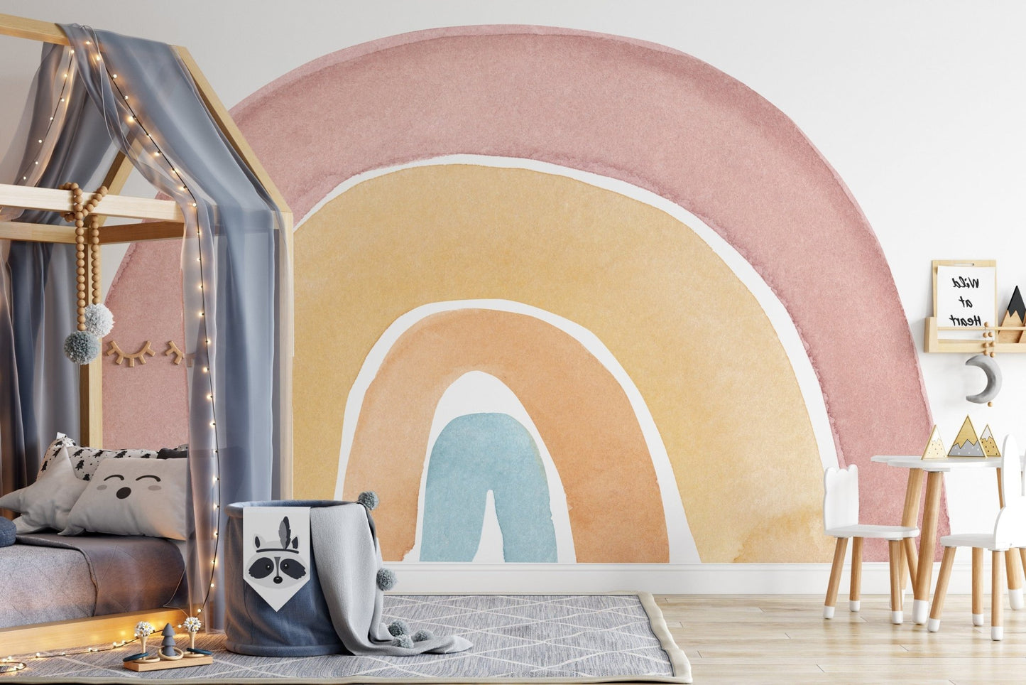 Watercolor Rainbow Colorful Wallpaper Murals - Giffywalls