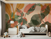 An artistic nature inspired mural for home decor., GD5546