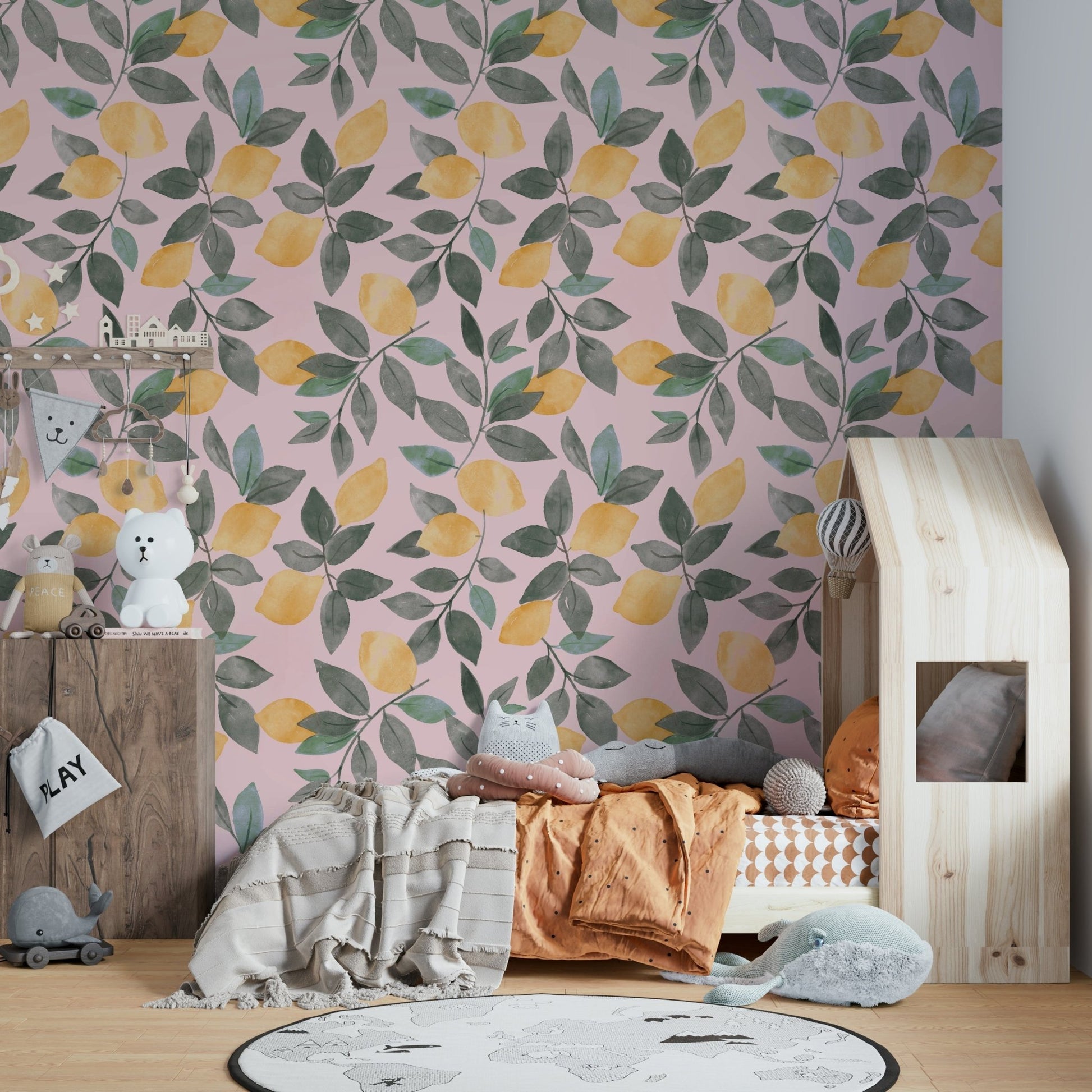 Citrus wallpaper for walls

