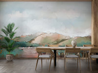 Watercolor Mountain Wallpaper Mural - Giffywalls