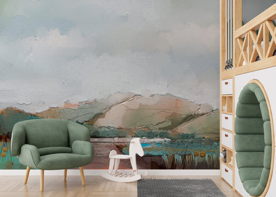 Watercolor Mountain wallpaper A706