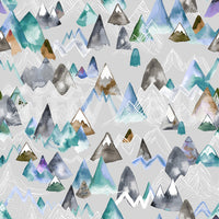 Hand-drawn mountain wallpaper

