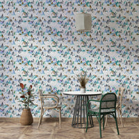 Kids room mountain mural

