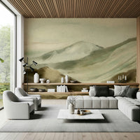 An artistic nature inspired mural for home decor.
