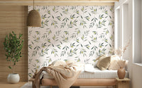 An artistic nature inspired mural for home decor.