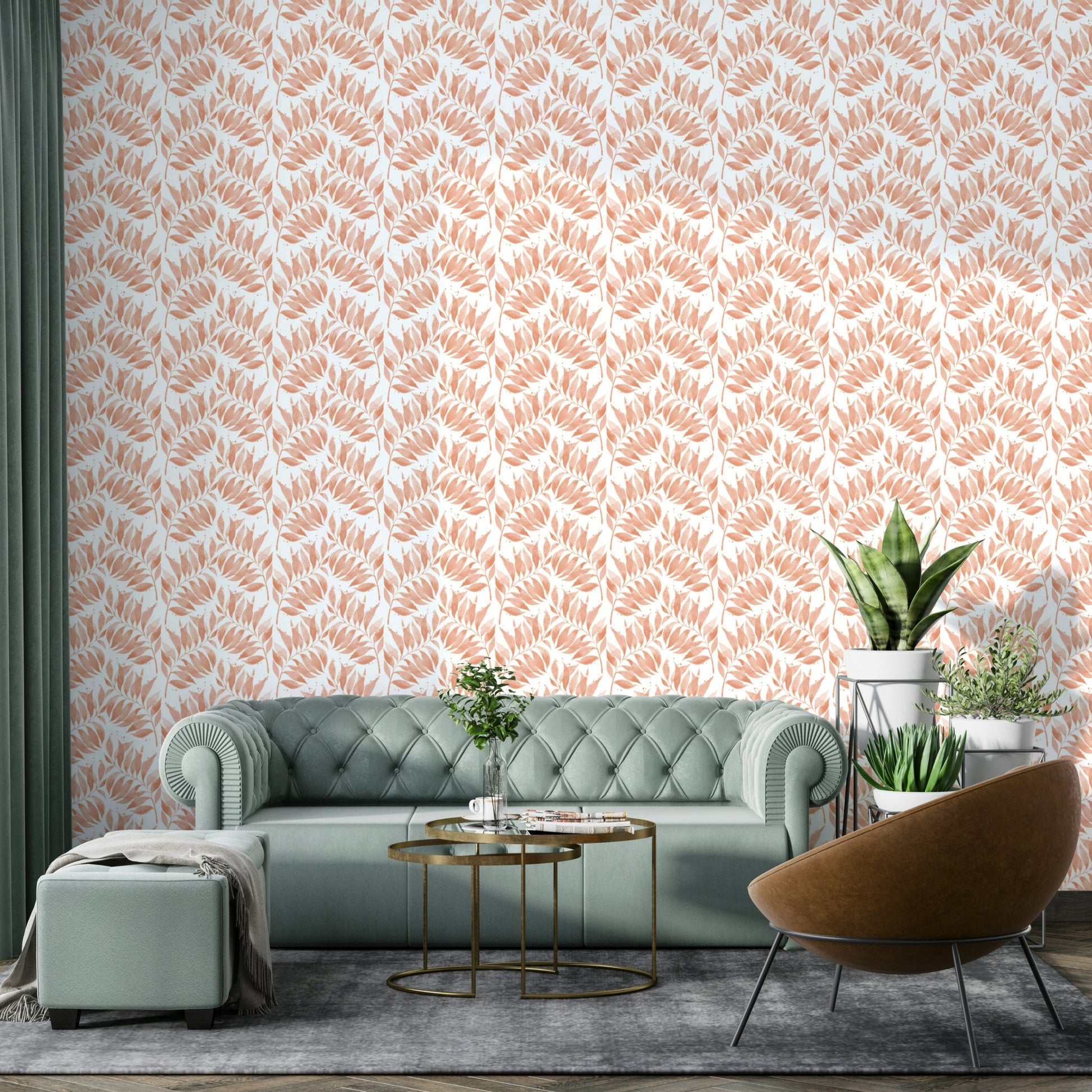 Modern natural leaf wallpaper pattern
 GD688
