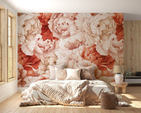 Shameless Peonies Florals Peel and Stick Wallpaper Murals - Giffywalls A816