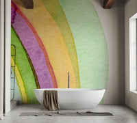 watercolor painted strokes wallpaper for walls