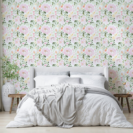 Watercolor Roses Wallpaper⁠