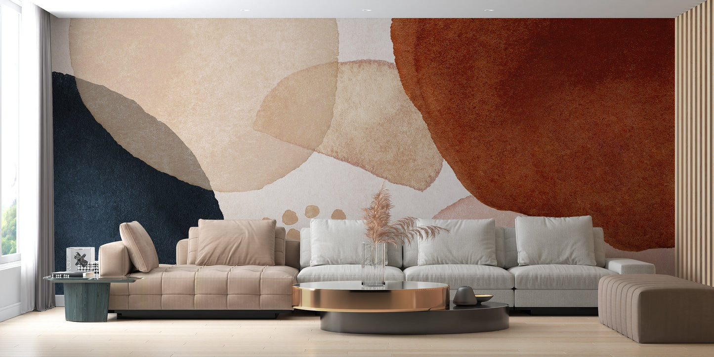 Boho Abstract Geometric Wallpaper - Giffywalls