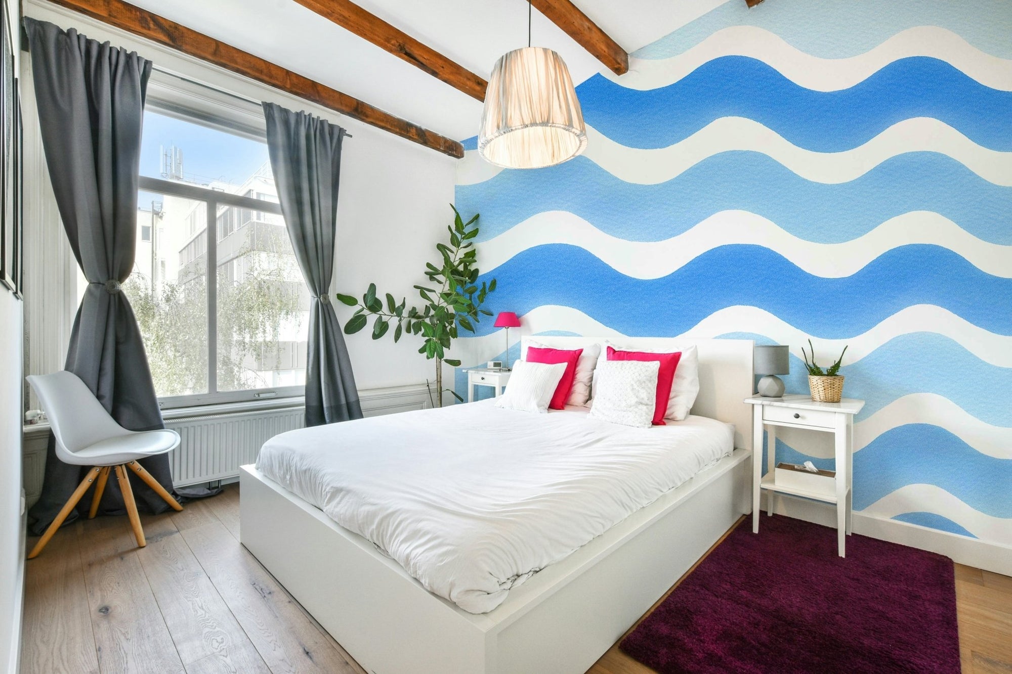 Watercolor Wave Rhythm Wall Mural, GD2442